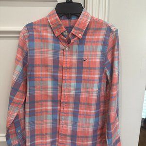 Vineyard Vines: Long Sleeve Button-up, M/12-14